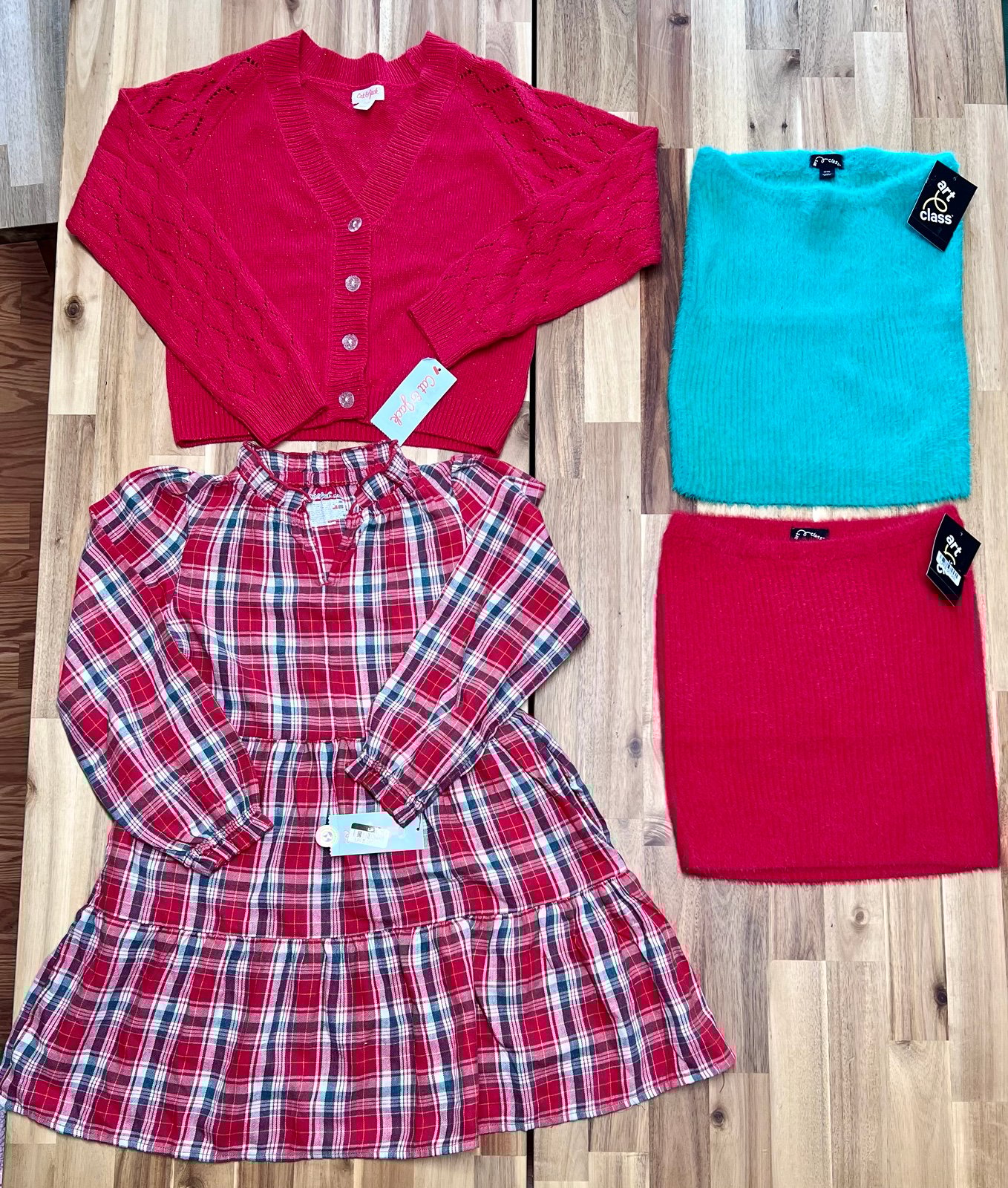 NWT Girls clothes bundle M 8