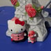 Blue Sky Hello Kitty Paris Eiffel Tower Ceramic Teapot Collectible