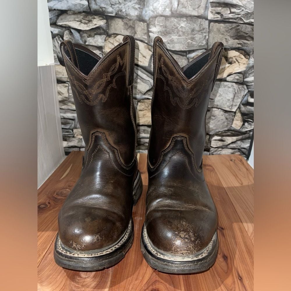 ARIAT Work Waterproof Brown Leather 7D