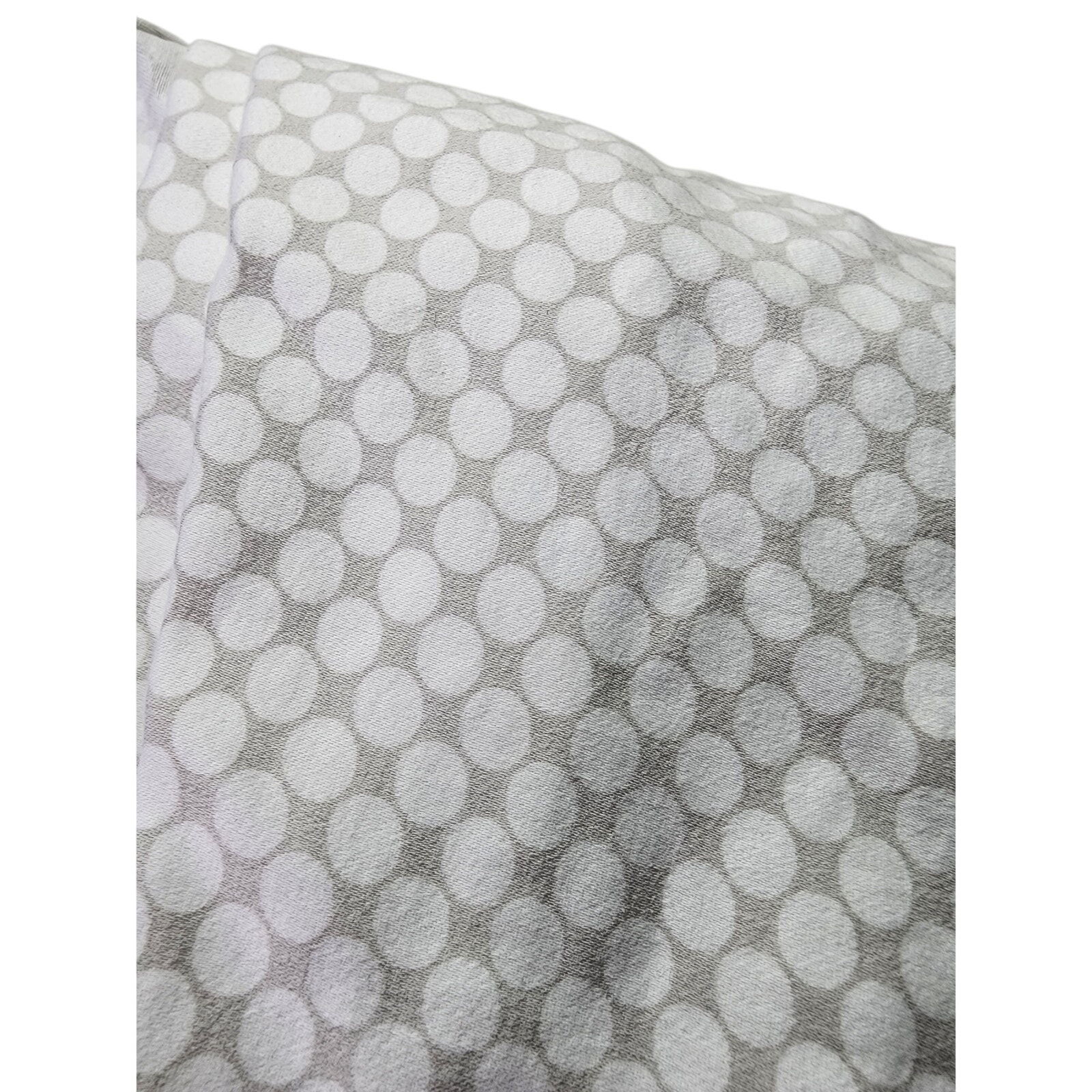 CHARTER CLUB DAMASK Pima Cotton Beige White Geo Design KING Flat Sheet