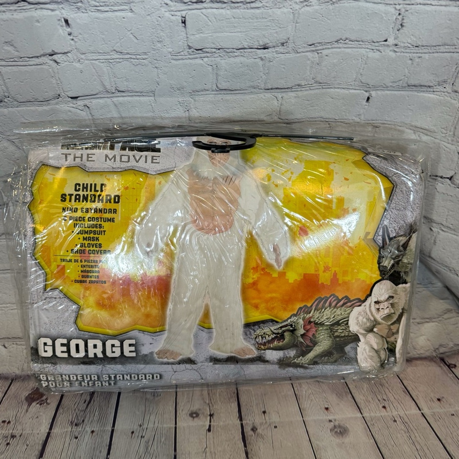 Rampage The Movie George Kids Halloween Gorilla Costume