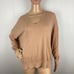 NEW 360SWEATER BEIGE V-NECK SWEATER