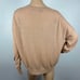 NEW 360SWEATER BEIGE V-NECK SWEATER