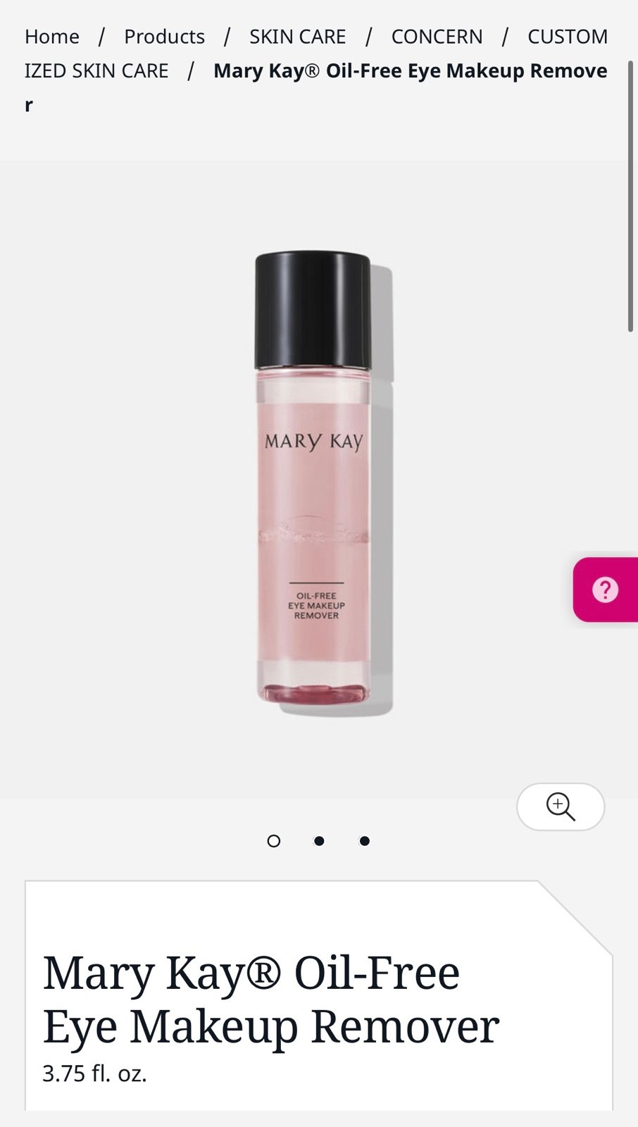 3 Brand New Mary Kay Oil Free Eye Makeup Remover