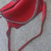 viola castellani Red Cross body or shoulder bag with chain