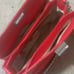 viola castellani Red Cross body or shoulder bag with chain