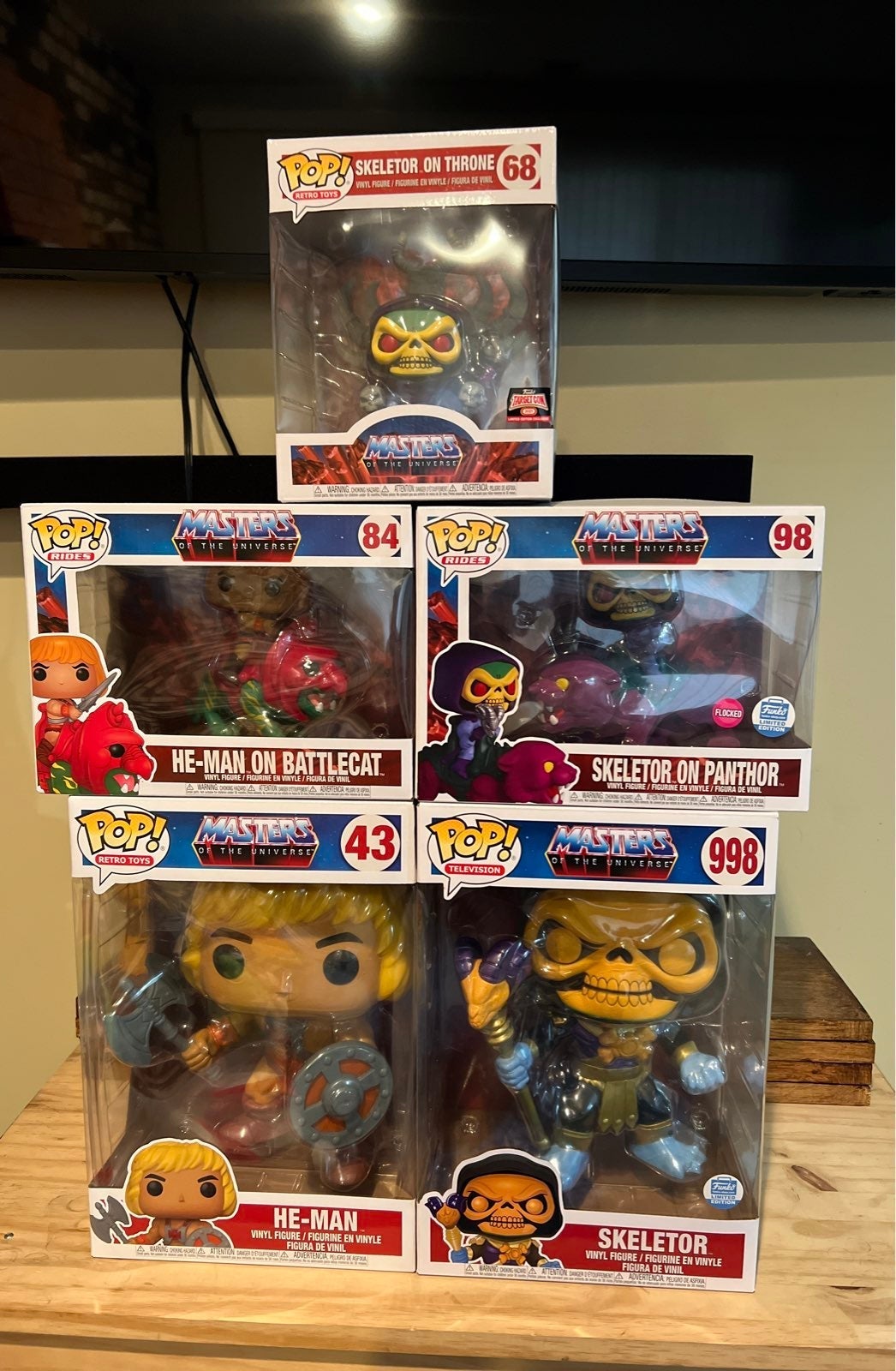 He-Man Skeletor MOTU Funko Pop Lot