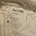 Mother The Pixie Taste The Rainbow Skinny Jeans size 32 Ivory