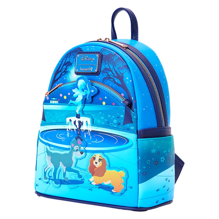Loungefly!!!DISNEY Lady and the Tramp 70th Anniversary Mini Backpack