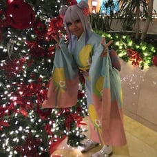 BUNDLE Kanna Kamui Yukata cosplay + wig