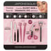 JAPONESQUE FLAWLESS FACE KIT EYELASH LASH CURLER CRIMPER EYEBROW KIT TWEEZER