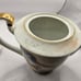 VINTAGE Kutani Japan Gold Accent Countryside House Mountains China Tea Pot Used.