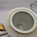 VINTAGE Kutani Japan Gold Accent Countryside House Mountains China Tea Pot Used.
