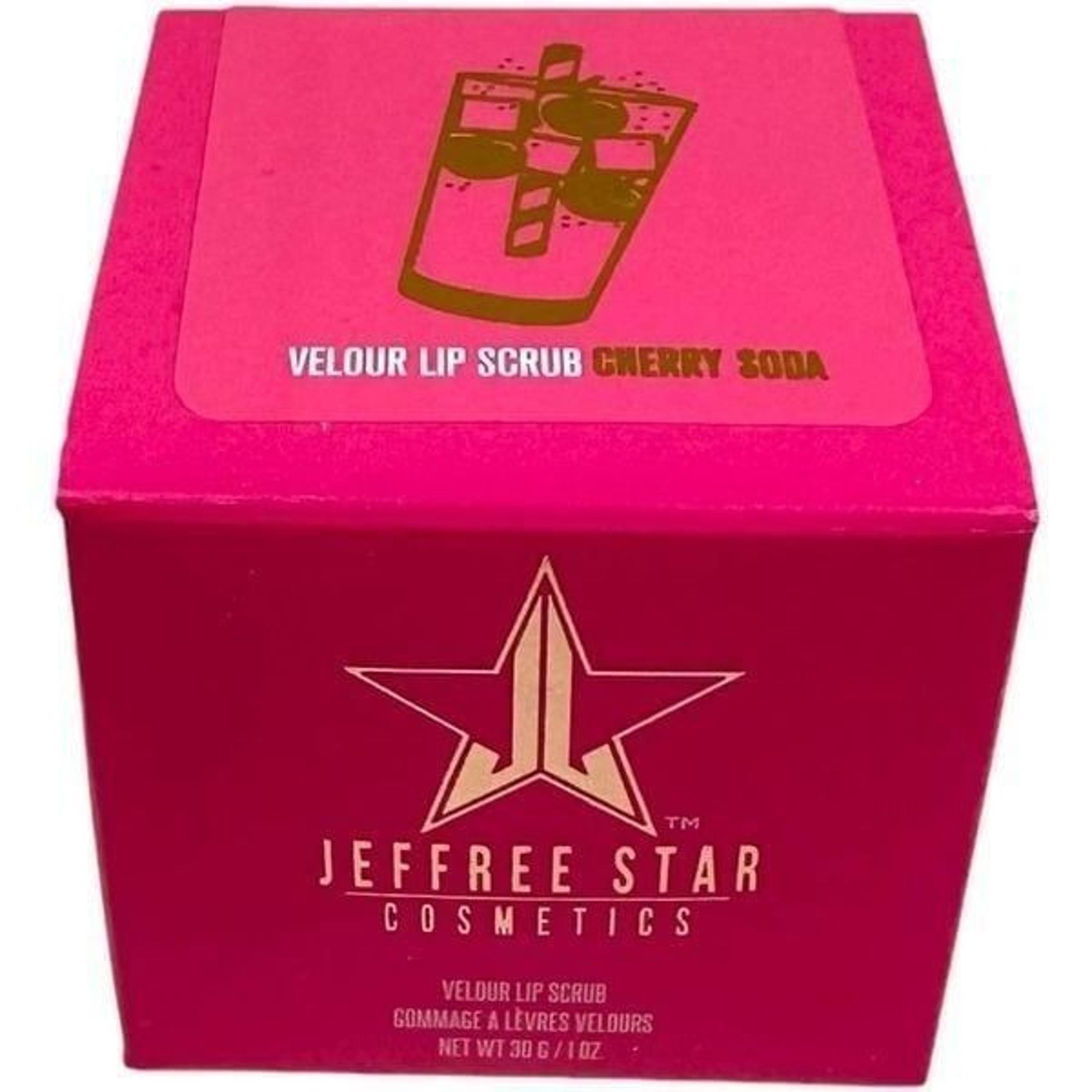 Jeffree Star Cosmetics Velour Lip Scrub in Cherry Soda NWT