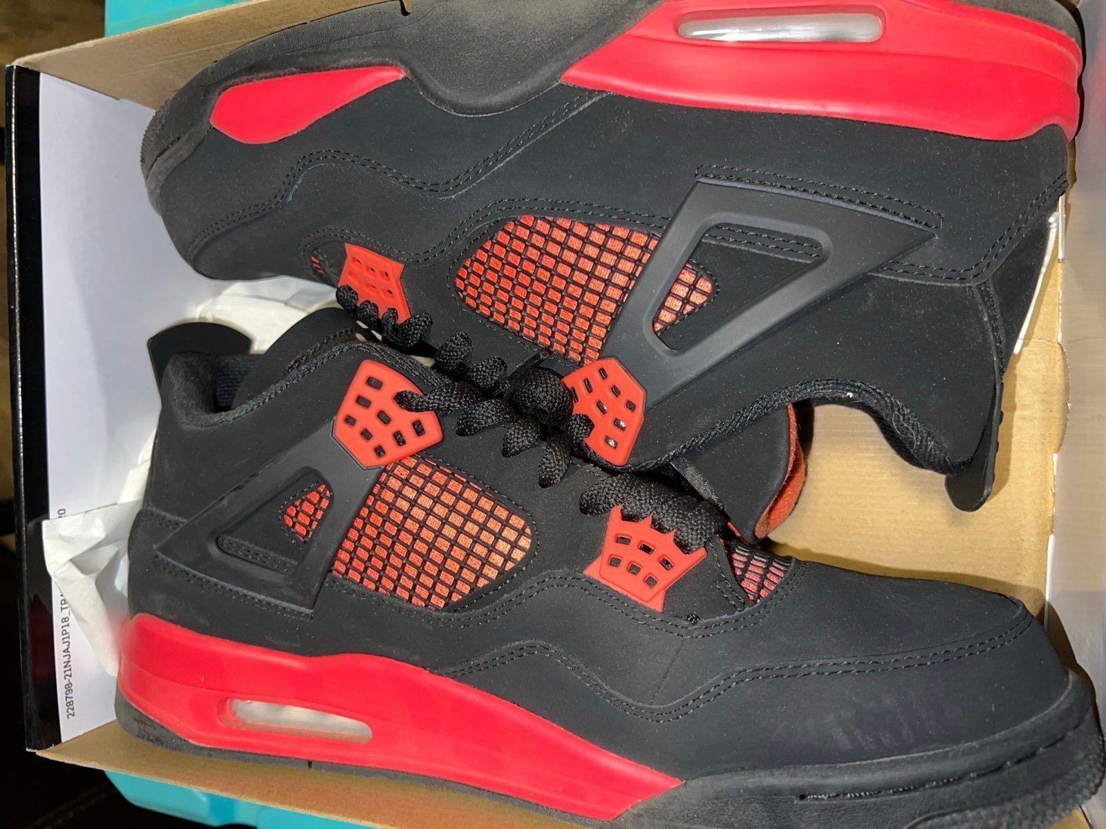 Size 13 Air Jordan Retro 4 Red Thunder