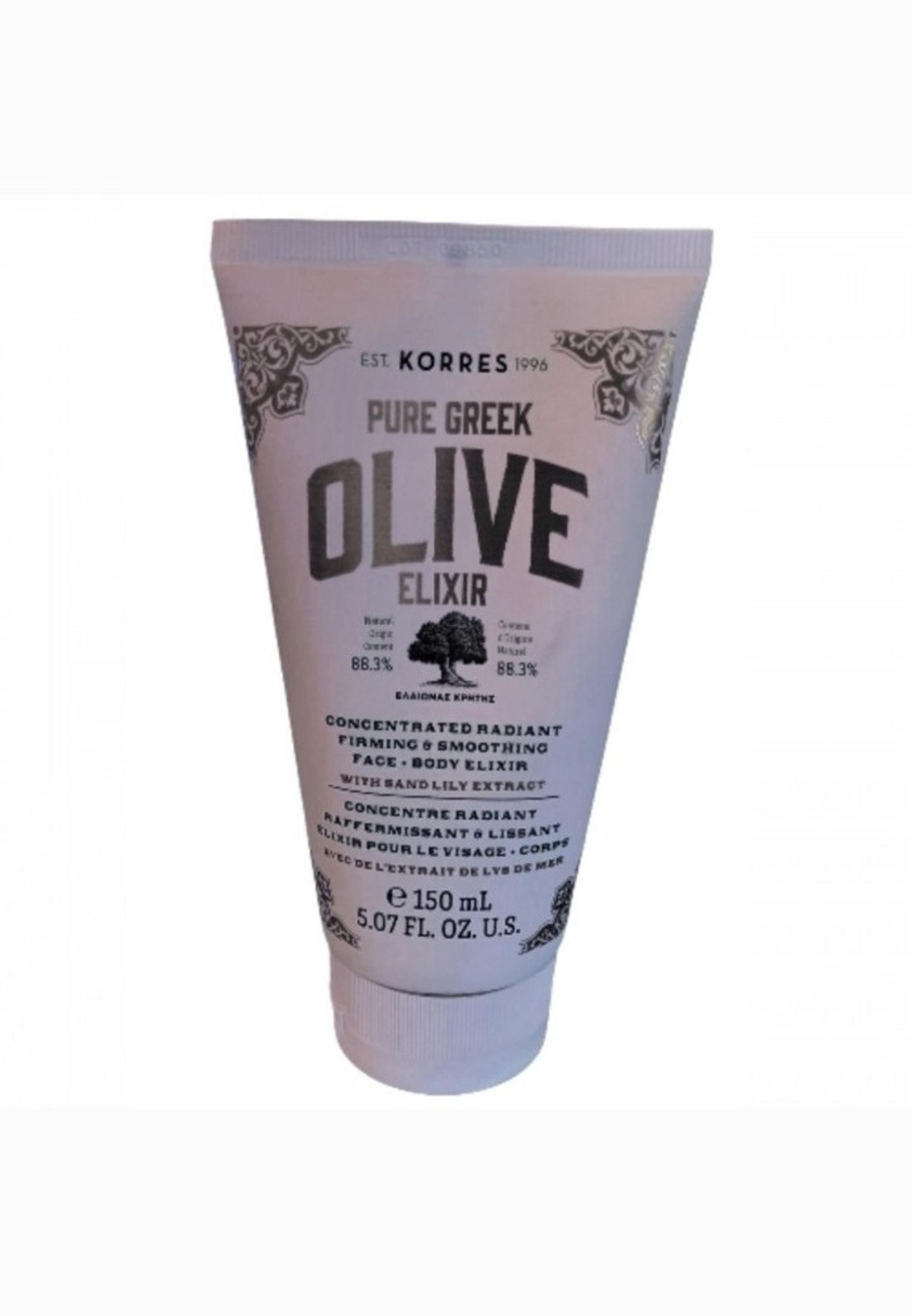 Korres Pure Greek Olive Concentrated Radiant Firming Face & Body Elixir 150ml