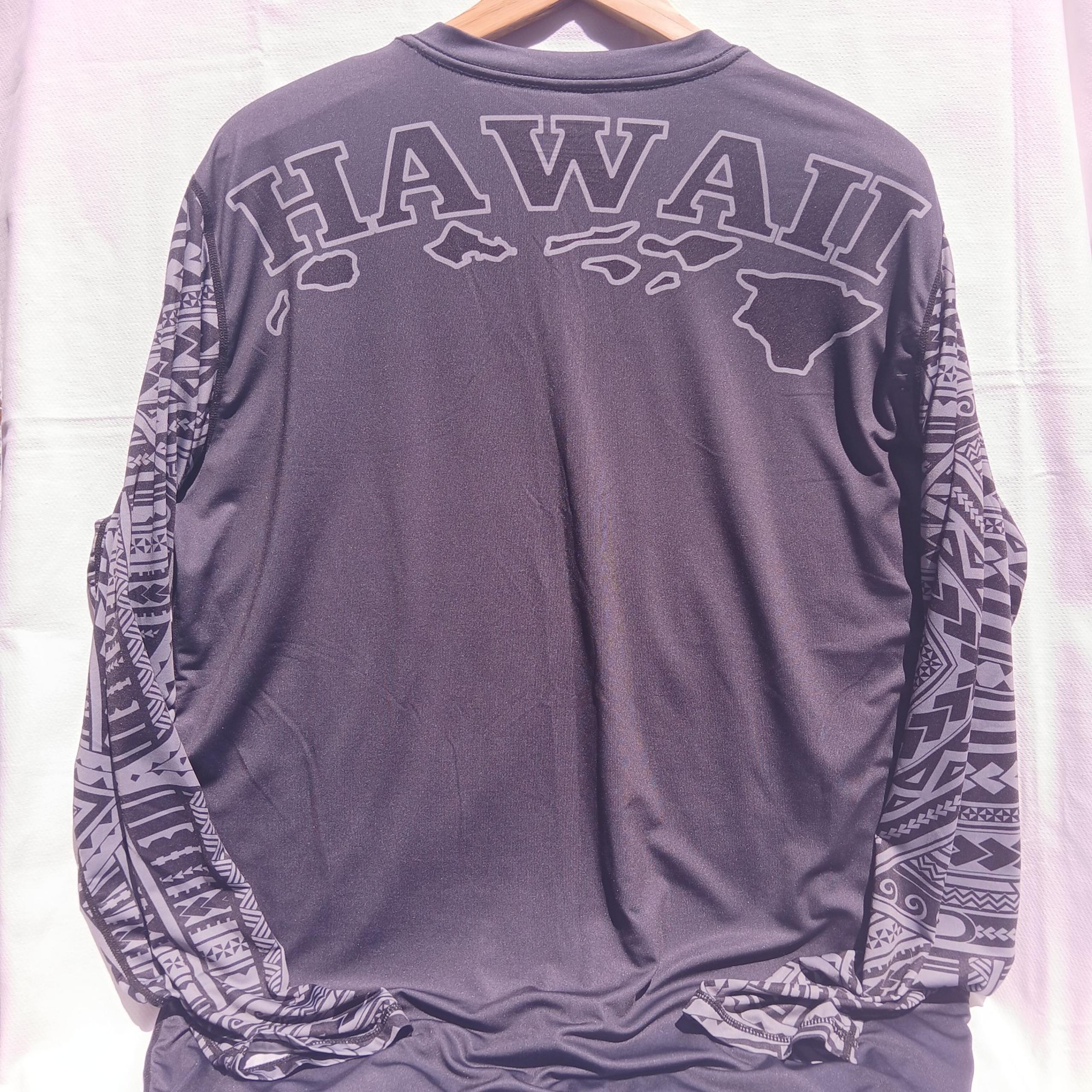 Ingear Swim Hawaii Long Sleeve Surf Shirt UPF 50+ UV Protection Size Men's Large
