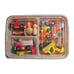 Sensory Rice Kit with Among Us at Work Construction Trucks and Signs