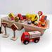 Sensory Rice Kit with Among Us at Work Construction Trucks and Signs