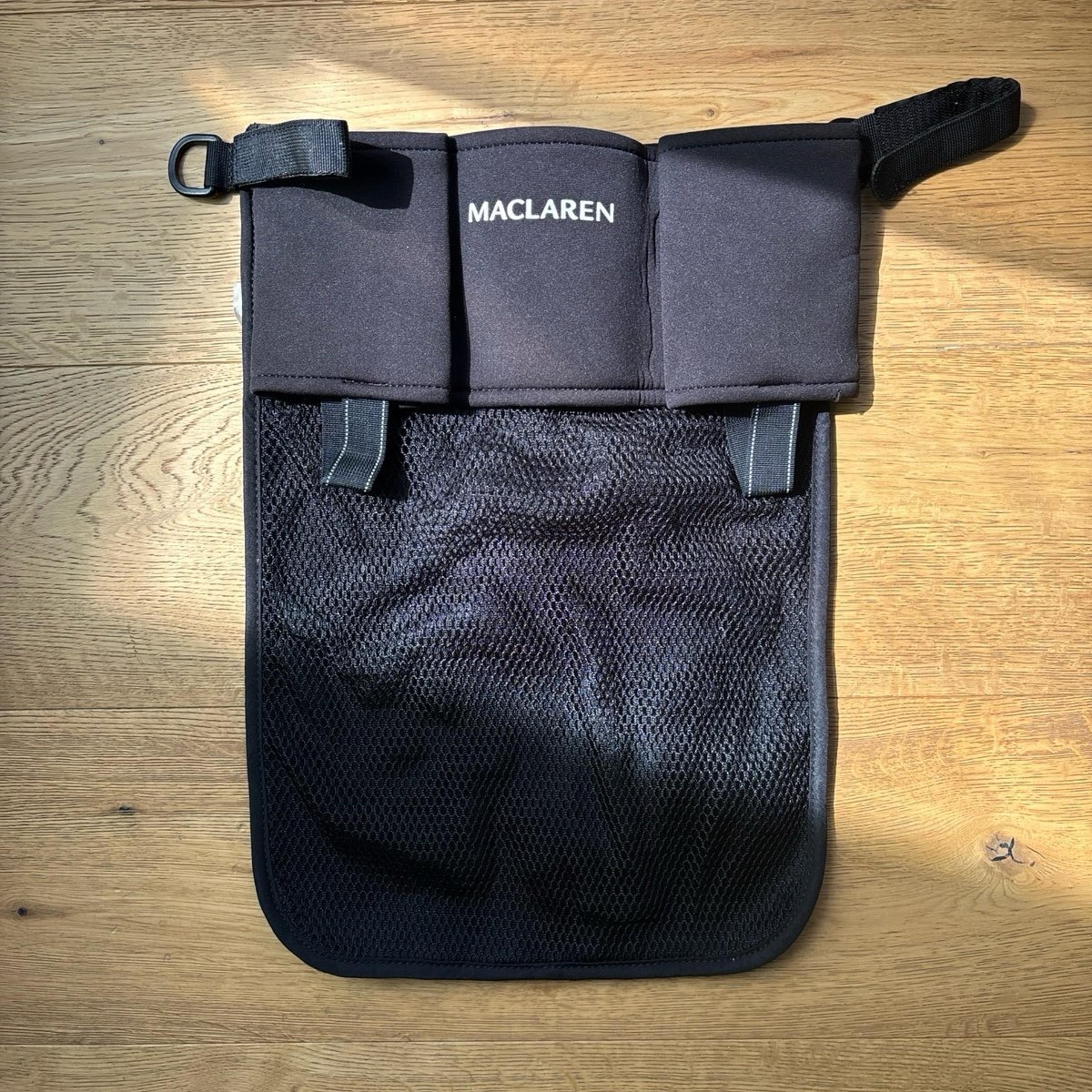 Maclare Like New Universal Organizer Stroller Storage Accessory Dual Cup Holder