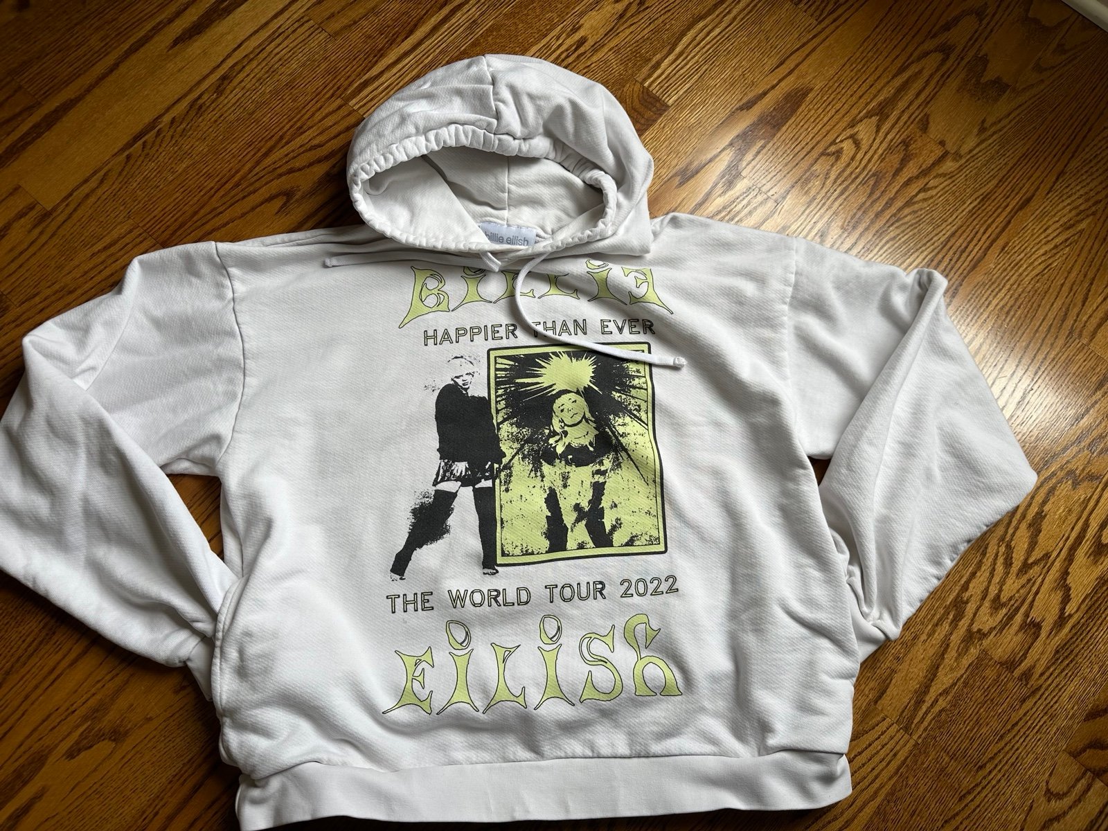 billie eilish hoodie Happier Than Ever The World Tour 2022
