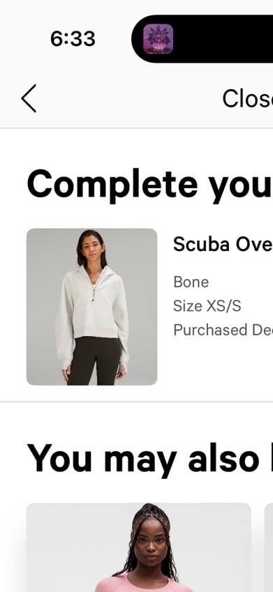Lululemon scuba quarter zip