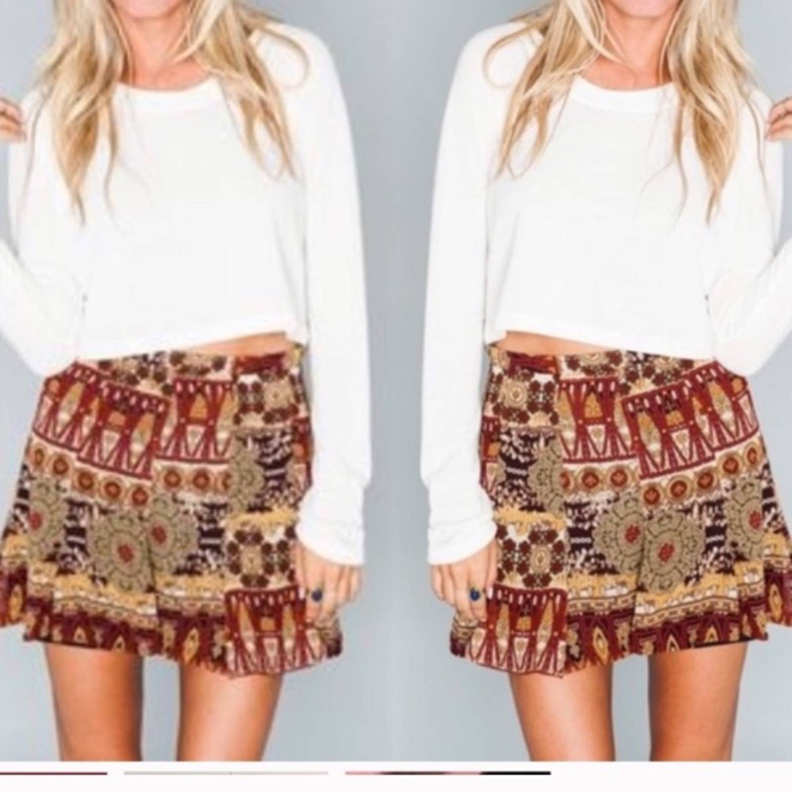 NWT Show me you mumu mini skirt hanky