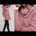 Anthropologie Angel of the North Mauve Rosey Pink Cowl Neck Sweater