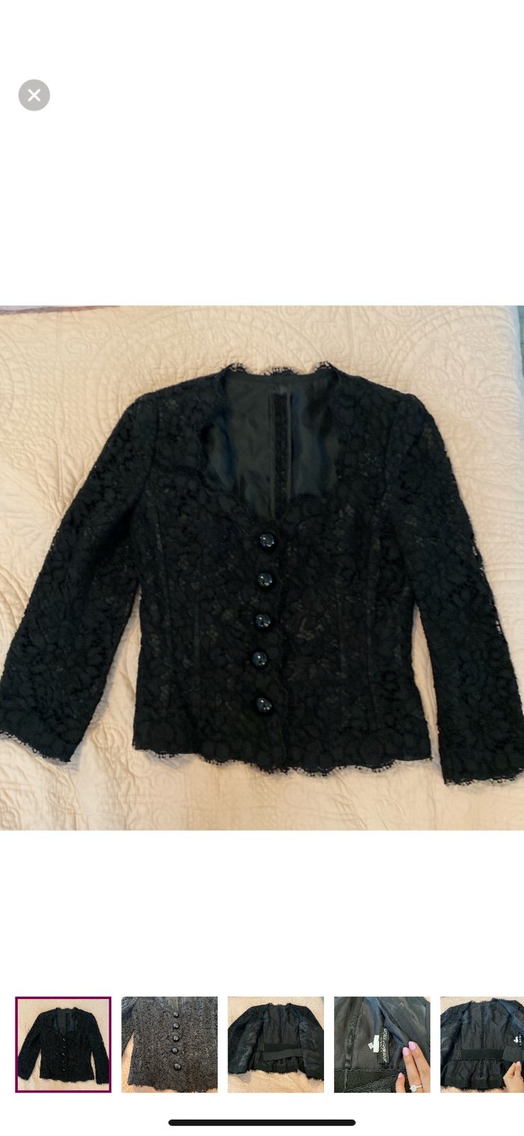 Dolce & Gabbana Jacket sz XS like new black