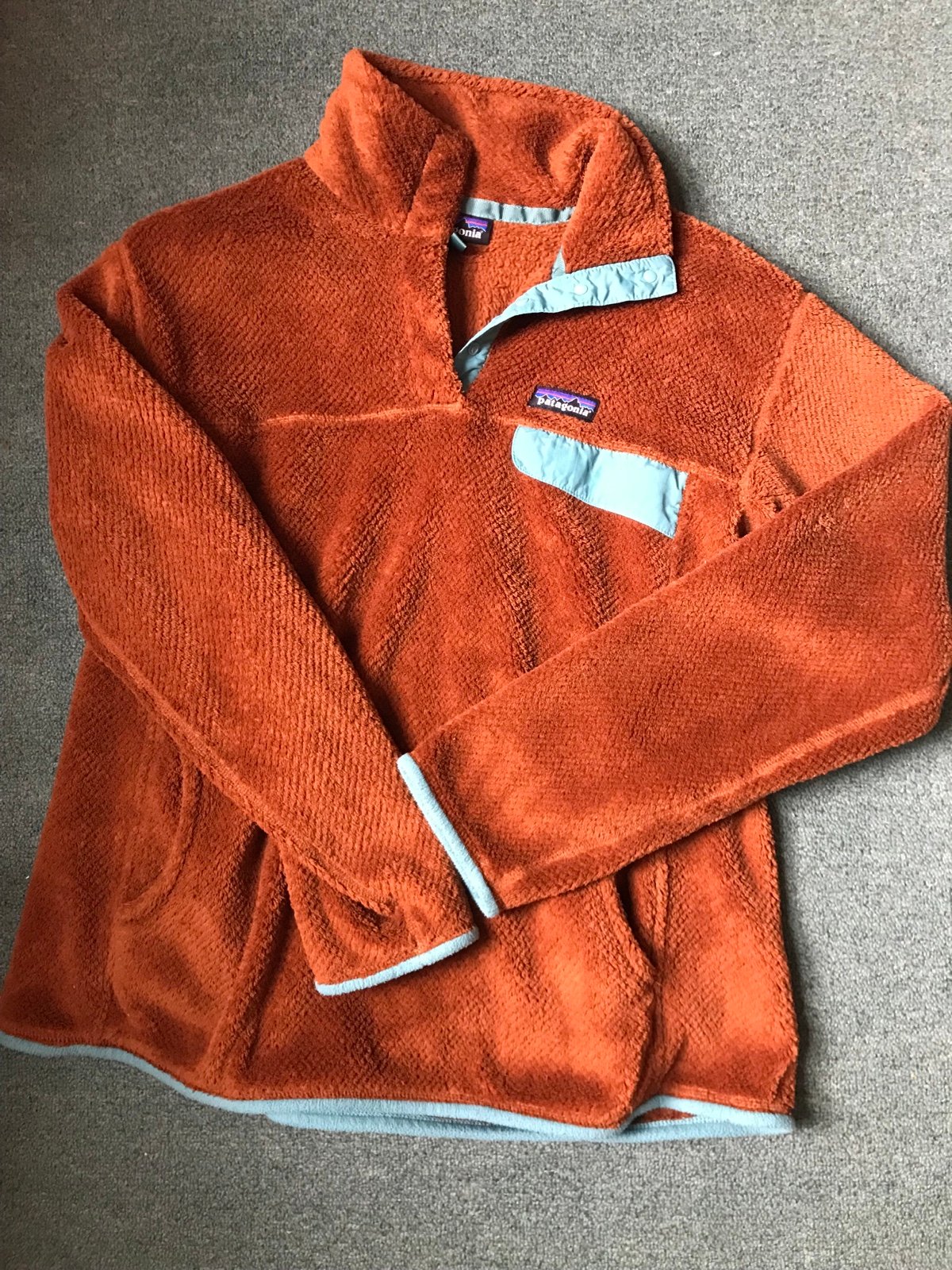 Patagonia XL Rust Fleece Pullover