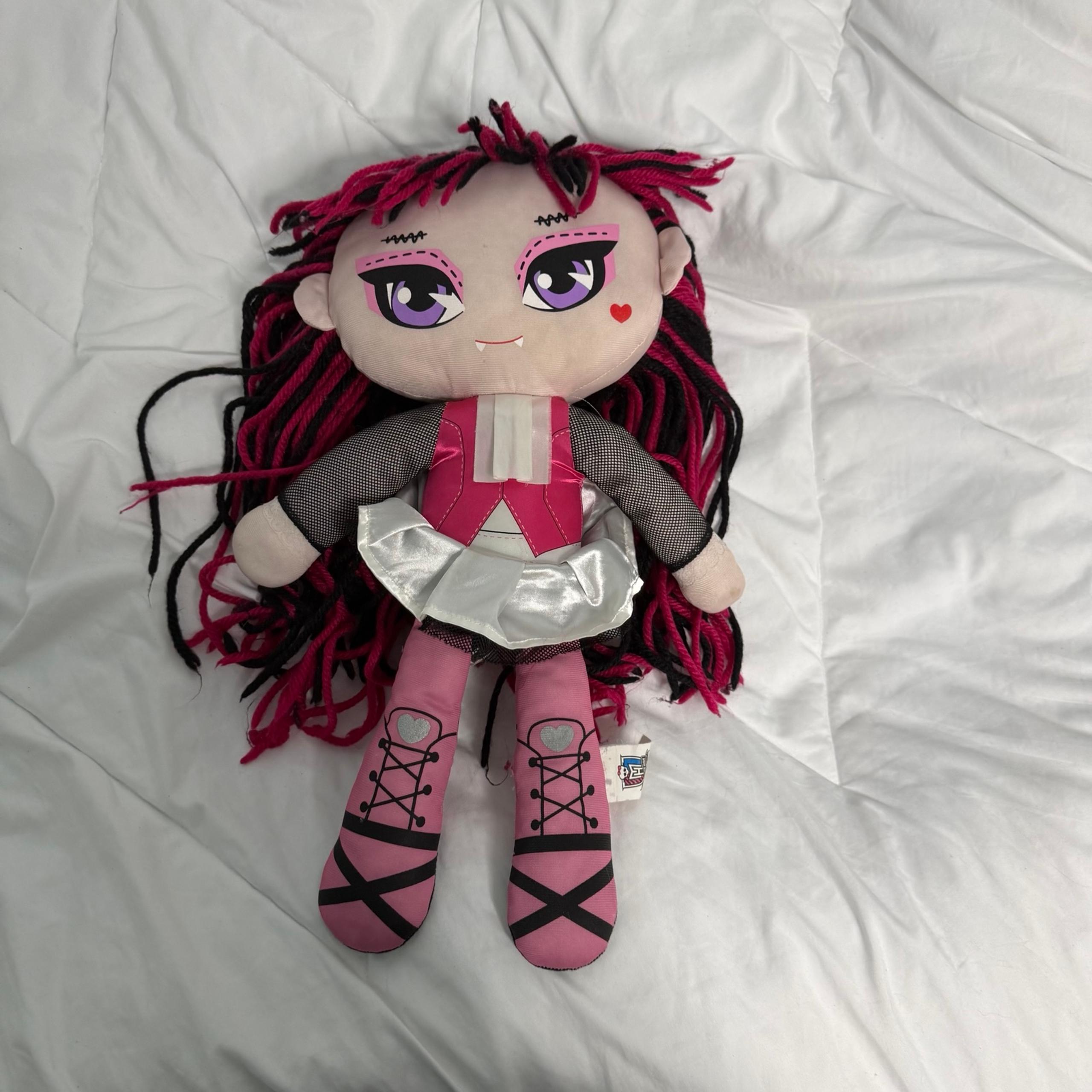 Monster High Draculaura Plush Doll Stuffed Animal mattel
