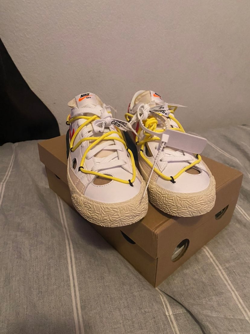 Nike Blazer Low x Off-White University Red Size 9