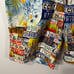 Robert Graham License Plate Car Graphic Print Pattern Swim Bathing Suit Trunks