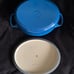 Le Creuset 3.5Q oval casserole oven - enameled cast iron- marseille / blue