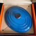 Le Creuset 3.5Q oval casserole oven - enameled cast iron- marseille / blue