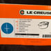 Le Creuset 3.5Q oval casserole oven - enameled cast iron- marseille / blue