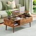 Wooden Coffee Table with Lifting Top