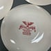 Johnson Bros. Historic America England Pink Ivory Saucers Acorn 6 1/8 Lot of 8