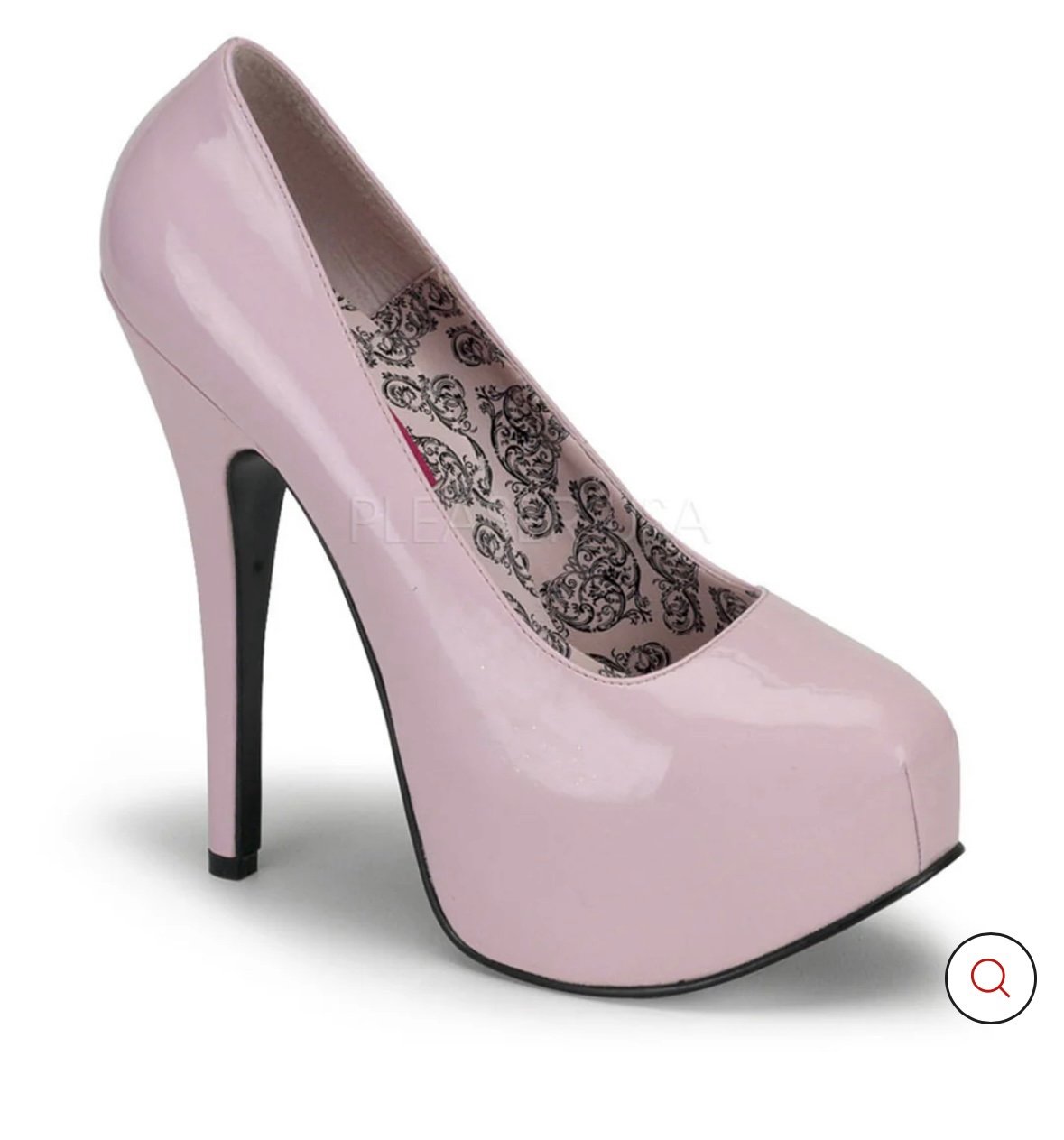 Barbie inspired Bordello PLATFORM PUMPS PINK TEEZE-06 baby pink