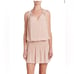 NEW Ramy Brook Paris Blouson Dress in Blush Size Small NWT