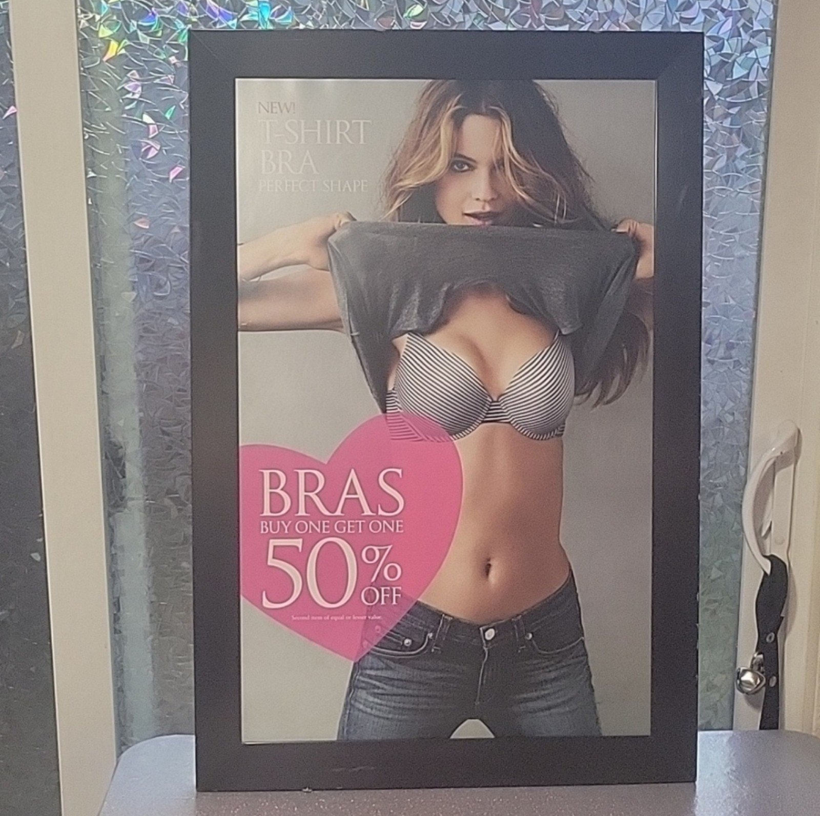 VS RARE Wall Picture/ Photo/ Poster Display Prop Bra 50% Off!
