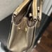 Tory Burch Robinson Gold Metallic Zipper Tote