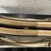 Tory Burch Robinson Gold Metallic Zipper Tote