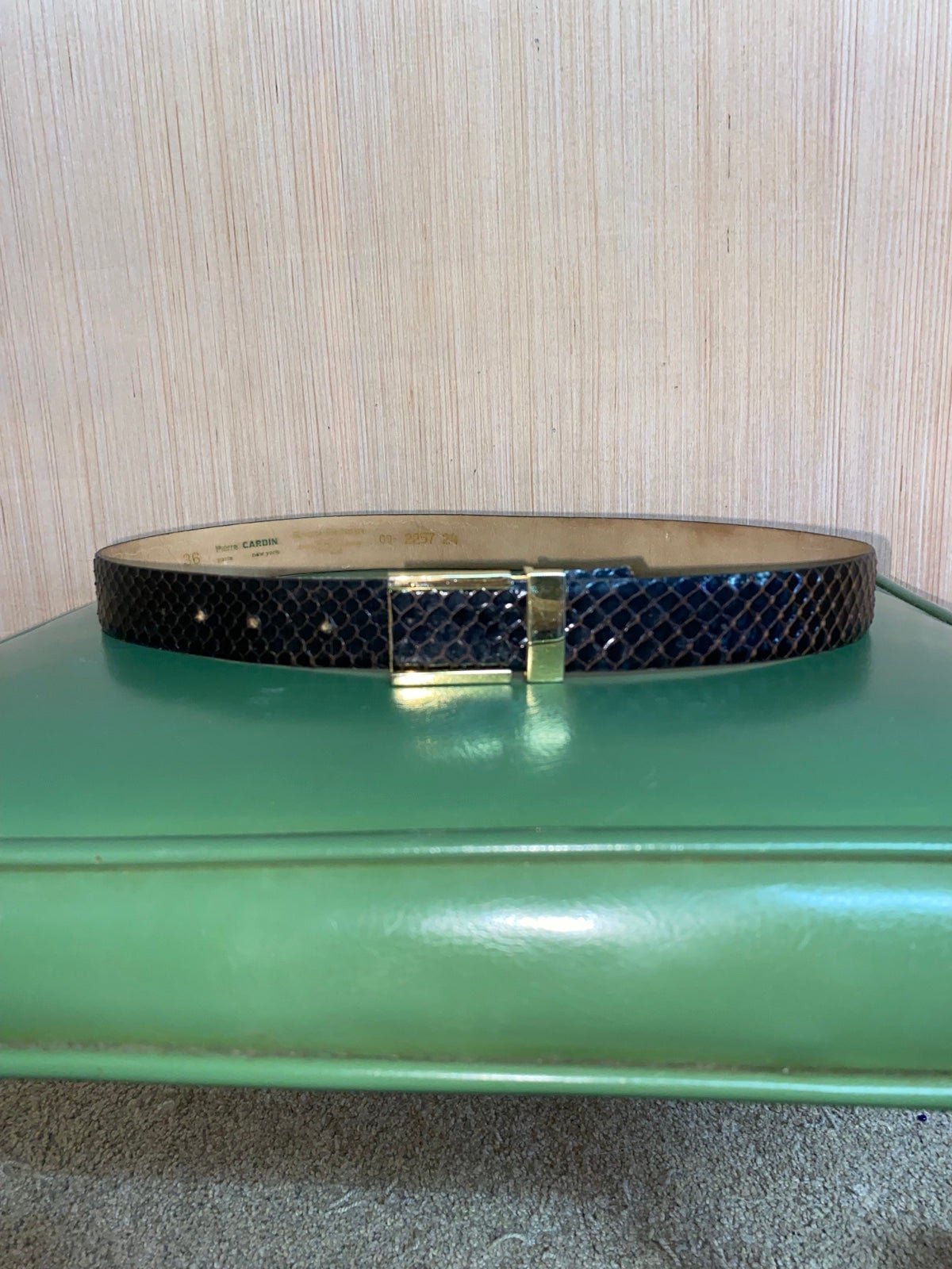 Snake skin belt