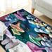 Mushroom Area Rug Colorful Aesthetic Mushroom Constellation Decor Rugs Floor