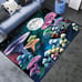 Mushroom Area Rug Colorful Aesthetic Mushroom Constellation Decor Rugs Floor