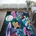 Mushroom Area Rug Colorful Aesthetic Mushroom Constellation Decor Rugs Floor