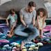 Mushroom Area Rug Colorful Aesthetic Mushroom Constellation Decor Rugs Floor