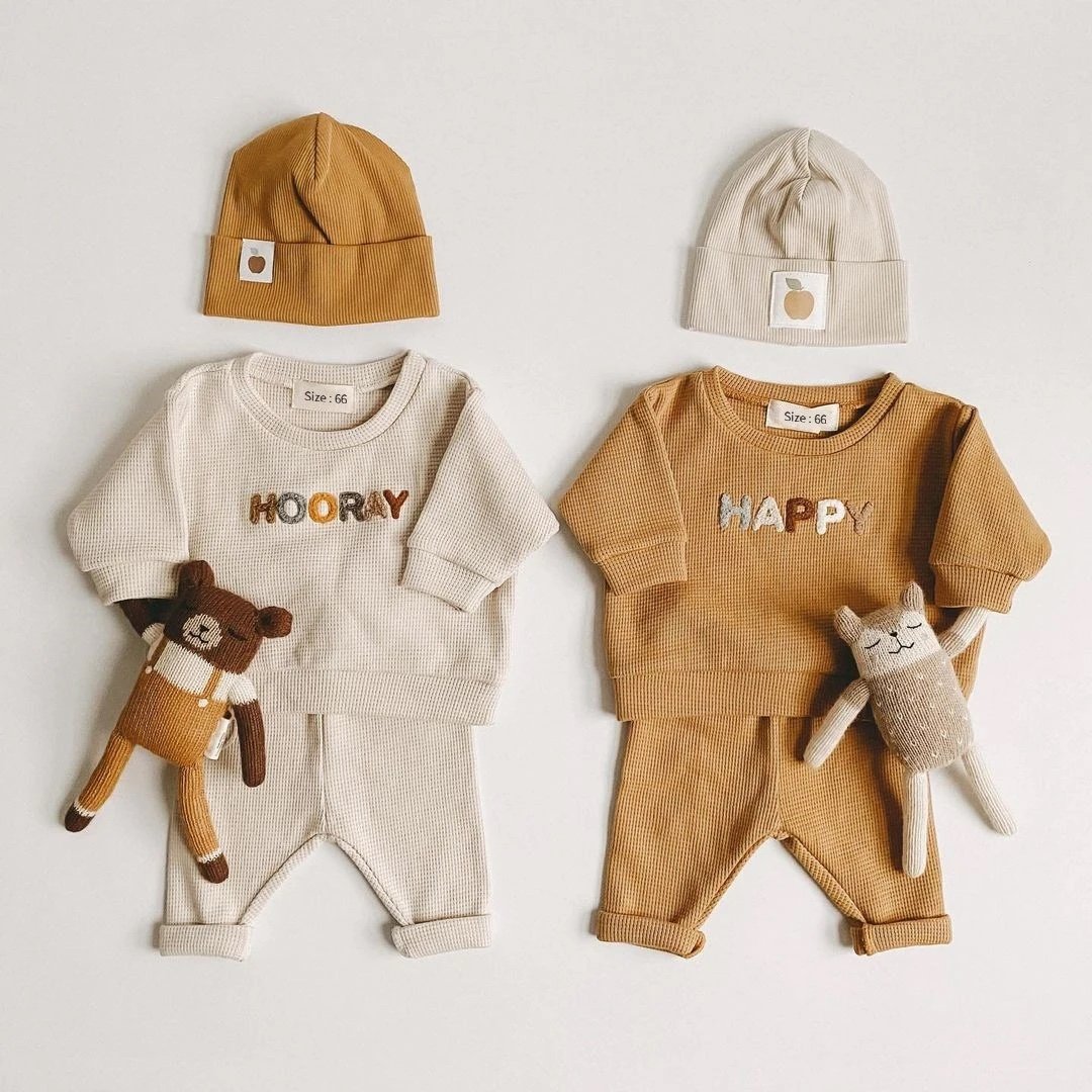 Kids Clothes Set Toddler Baby Boy Girl Pattern Casual Tops + Child Loose