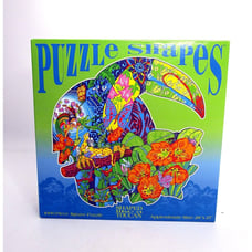Rare Ceaco Shaped Like Toucan Psychedelic Puzzle 1000 Piece Puzzle 1990's